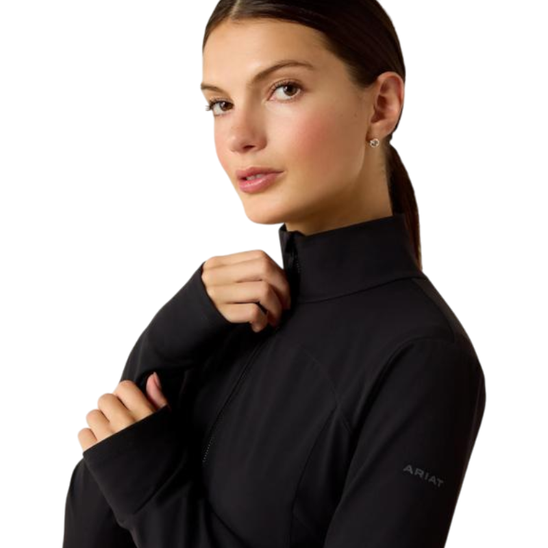 Veste zippée femme SolVeil noir