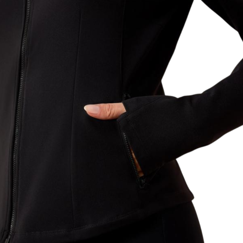 Veste zippée femme SolVeil noir