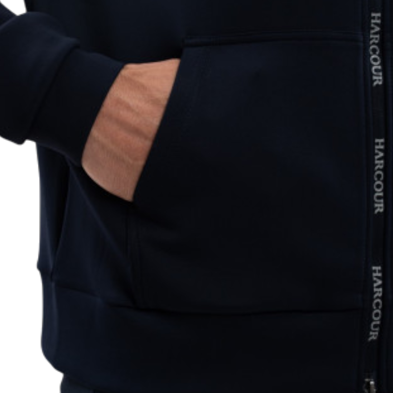 Harcour - Sweat technique zippé homme Aron marine