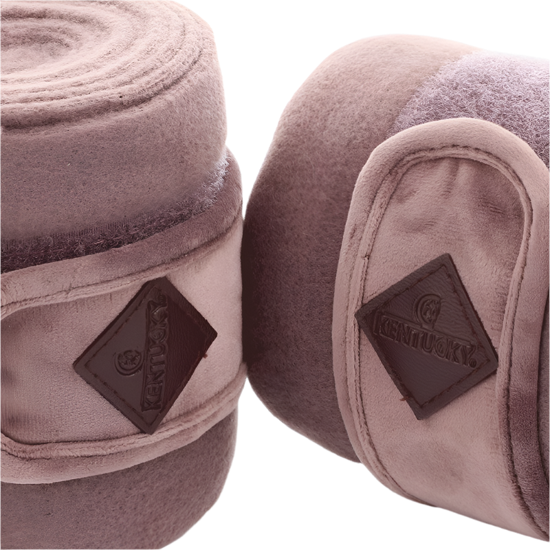 Kentucky Horsewear - Bandes de polo Velvet parme (x4) | - Ohlala