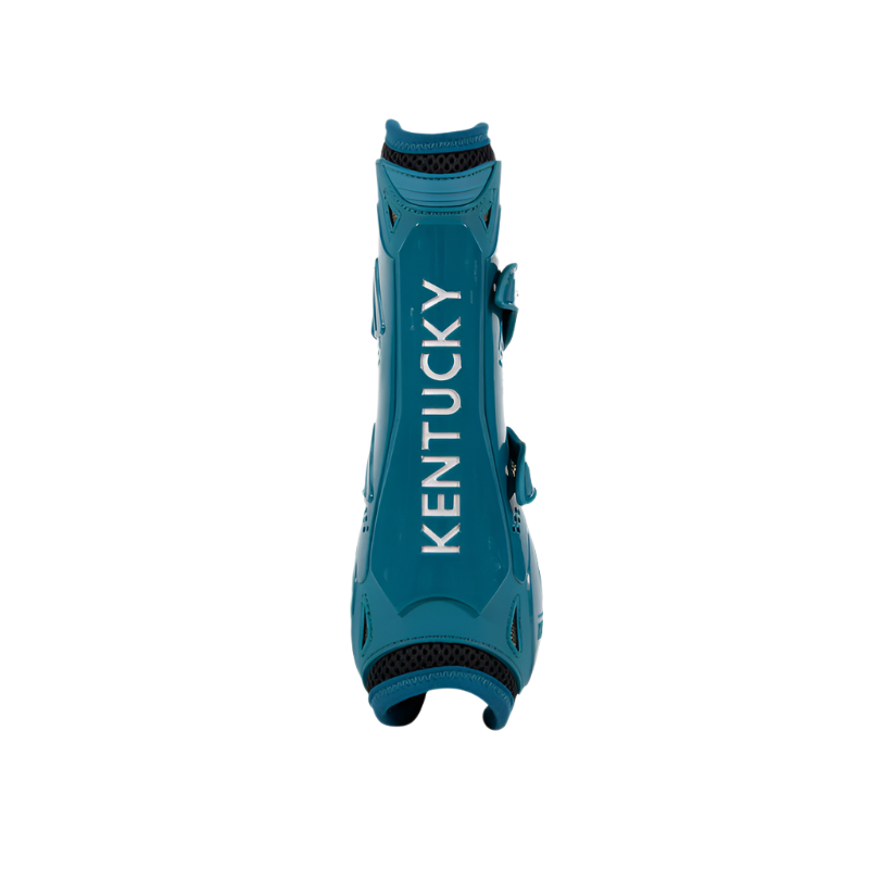 Kentucky Horsewear - Guêtres ouvertes Bamboo Elastic emeraude x2 | - Ohlala