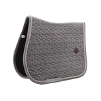 Kentucky Horsewear - Tapis de selle Basic Velvet jumping gris | - Ohlala