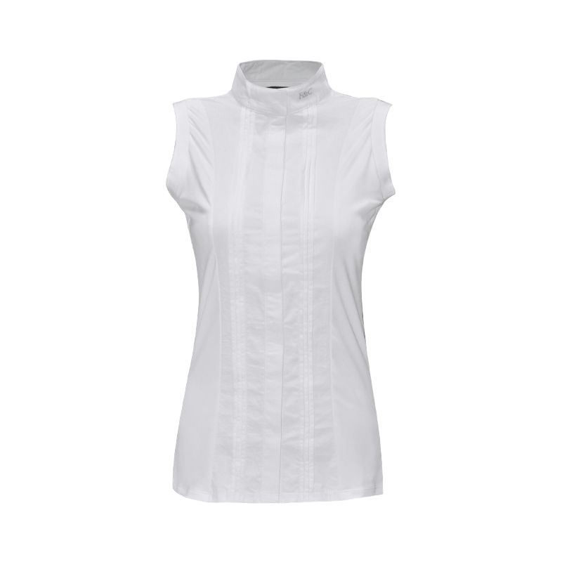 Flags & Cup - Chemise sans manches Diamantina femme blanc | - Ohlala