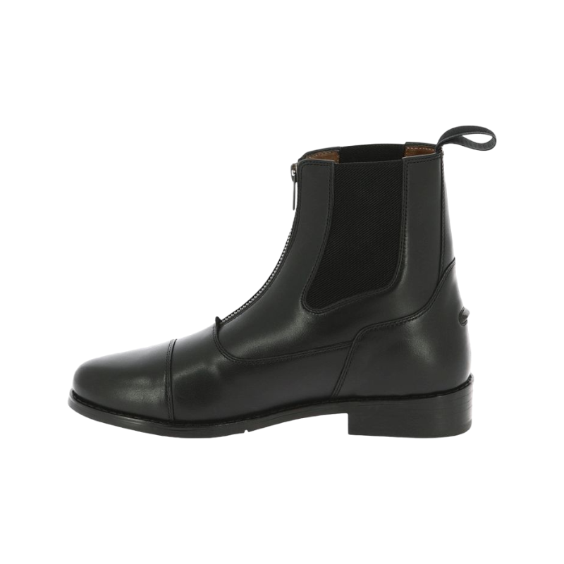 Equithème - Boots Dauville à zip noir | - Ohlala