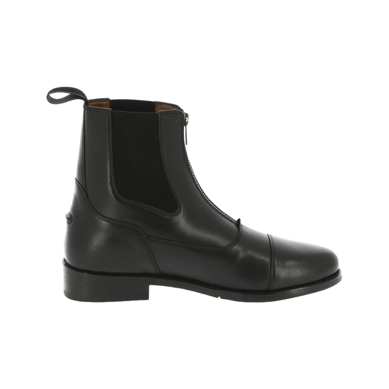 Equithème - Boots Dauville à zip noir | - Ohlala