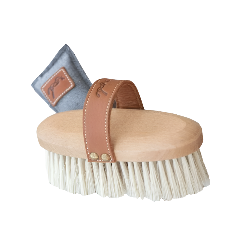 Pénélope - Grande brosse douce sangle cuir
