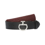 Cavalleria Toscana - Elastische damesriem bordeaux | - Ohlala