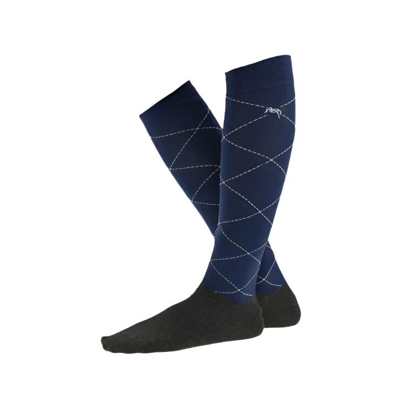Pénélope - Chaussettes Luxe marine (x2) | - Ohlala