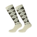 Equithème - Argyle sokken ecru/taupe (x1) | - Ohlala