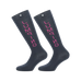 Equithème - Jumping sokken marine/fuchsia (x1) | - Ohlala