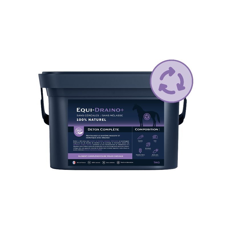 Equimojo - Complément alimentaire détoxifiant Equi-Draino+