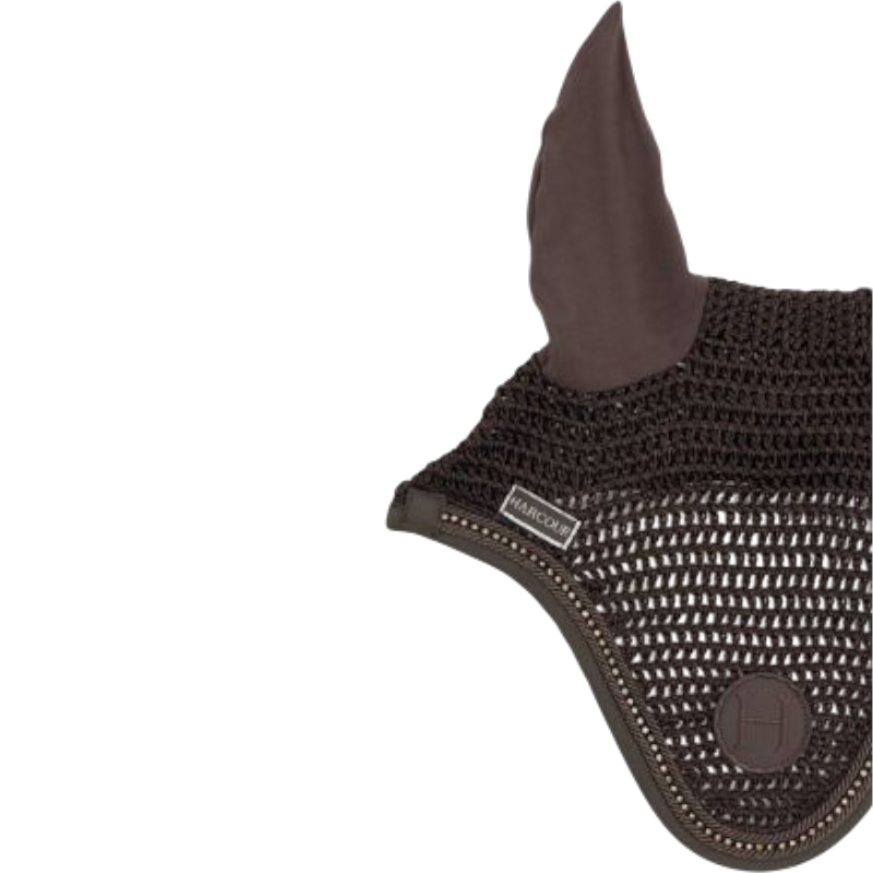 Harcour - Bonnet pour chevaux Fablir cacao