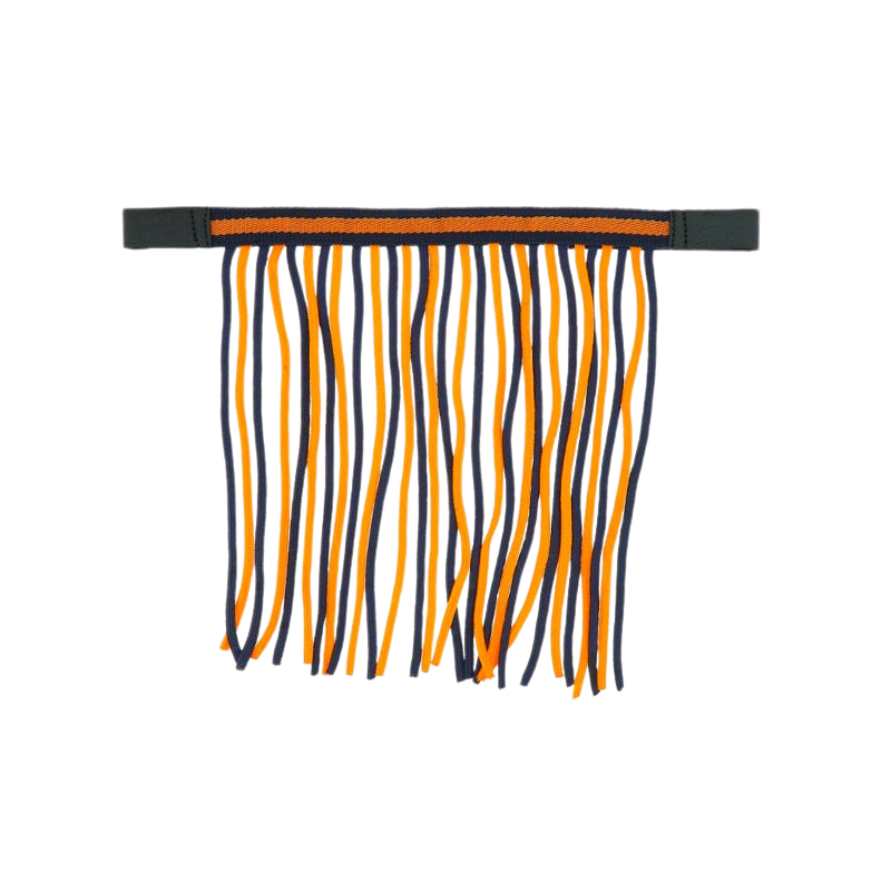 Norton - Frontal chasse-mouches marine/ orange | - Ohlala