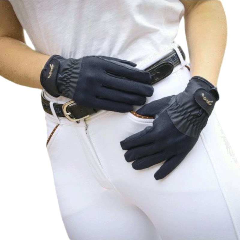 Pénélope - Gants Hiver marine | - Ohlala