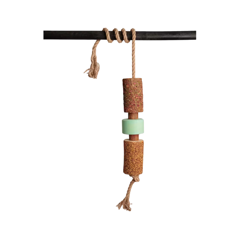 Grooming Deluxe - Jouet en bois relaxant pour cheval avec pierre à sel Airways | - Ohlala