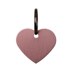 Grooming Deluxe - Médaille à graver coeur vieux rose | - Ohlala
