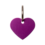 Grooming Deluxe - Médaille à graver coeur violet | - Ohlala
