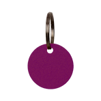 Grooming Deluxe - Médaille à graver ronde violet | - Ohlala