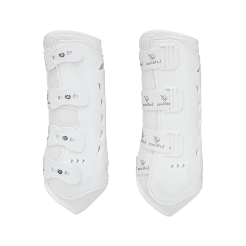 LeMieux - Guêtres fermées Ultra Mesh Snug blanc x2 | - Ohlala