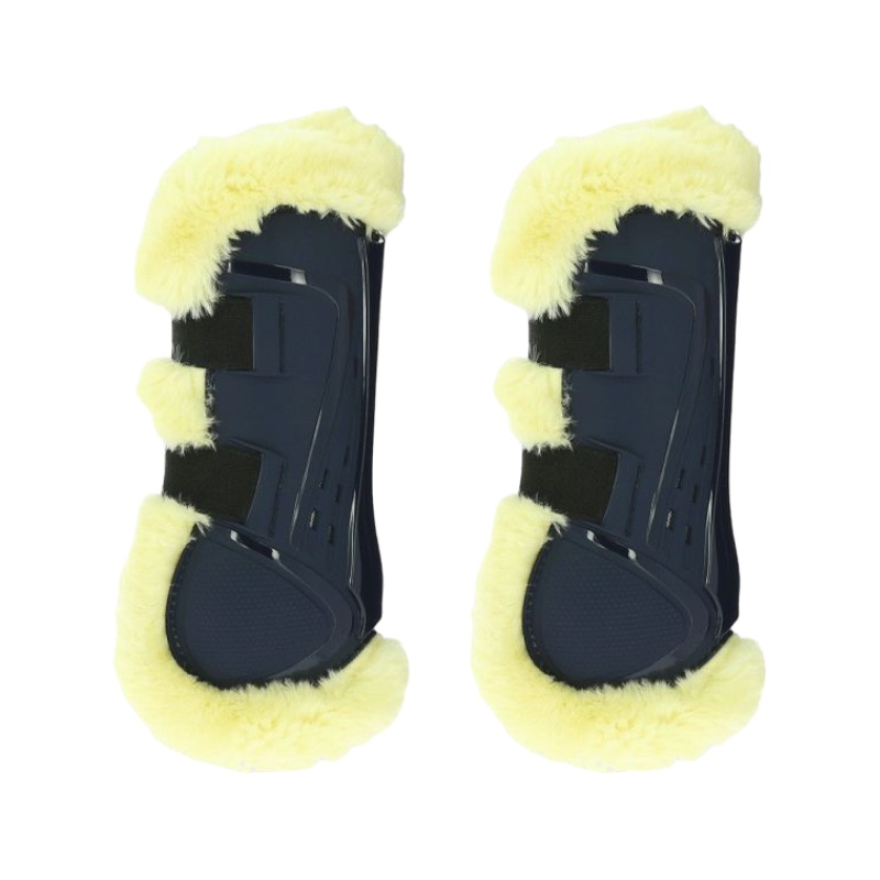 Norton - Guêtres XTR mouton synthétique marine x2 | - Ohlala