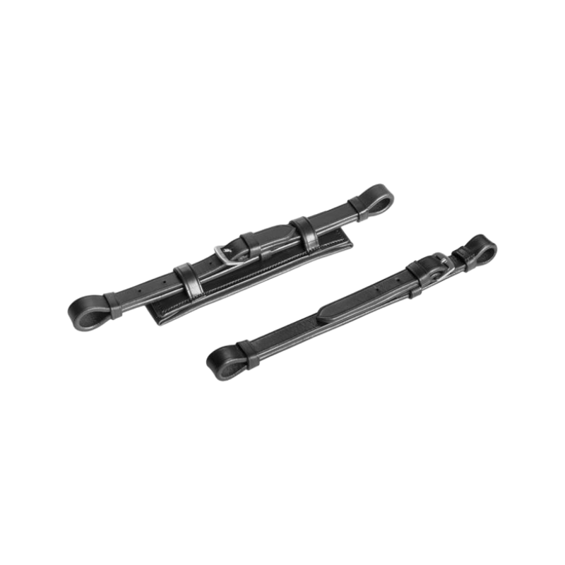 Eric Thomas - Muserolle de Hackamore cuir noir | - Ohlala