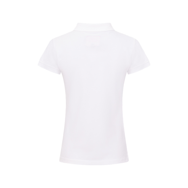 Hagg - Polo manches courtes femme blanc/ rose | - Ohlala