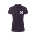Hagg - Poloshirt korte mouwen dames marine/grijs | - Ohlala