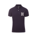 Hagg - Polo manches courtes homme marine/ gris | - Ohlala