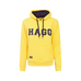 Hagg - Sweat à capuche femme jaune/ marine | - Ohlala
