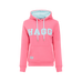 Hagg - Dames hoodie roze/hemelsblauw | - Ohlala