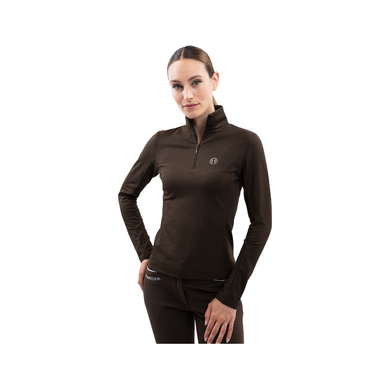 Harcour - Baselayer manches longues femme Atlantic cacao | - Ohlala