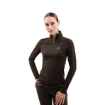 Harcour - Baselayer manches longues femme Atlantic cacao | - Ohlala