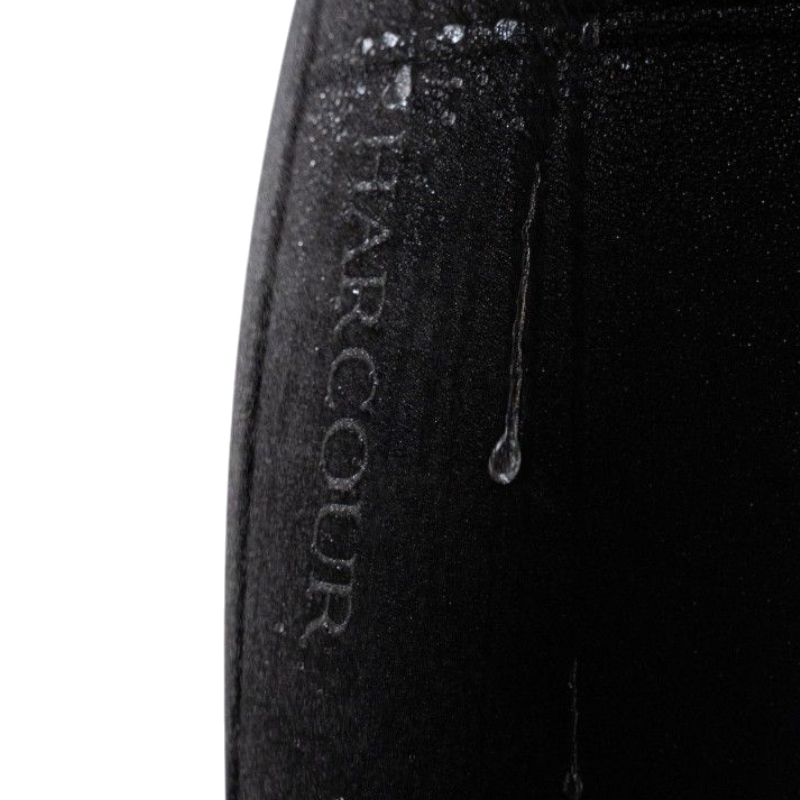 Harcour - Legging d'équitation polaire femme Lili noir