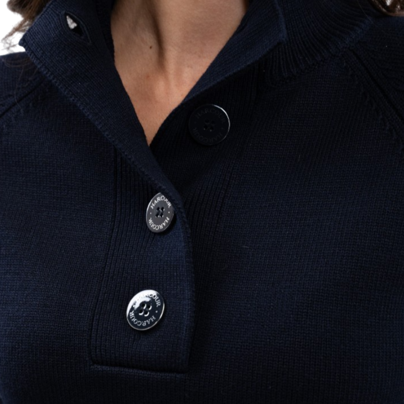 Harcour - Pull col montant femme Alice marine