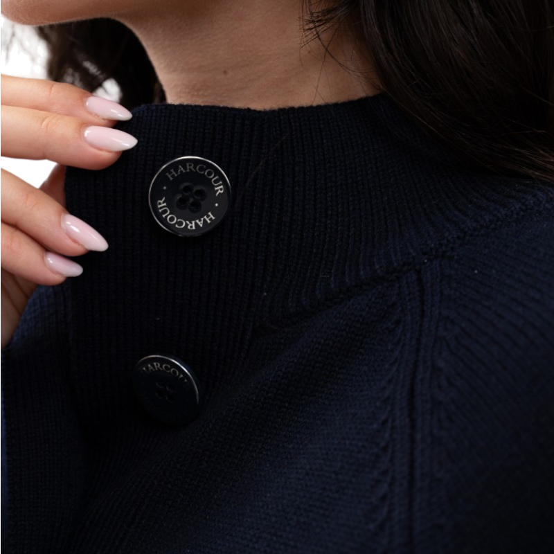 Harcour - Pull col montant femme Alice marine