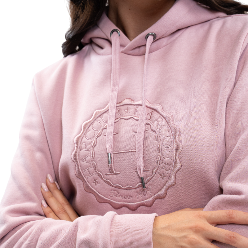Harcour - Sweat à capuche unisexe Samy pivoine