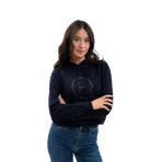 Harcour - Sweat en maille femme Aurelia marine | - Ohlala