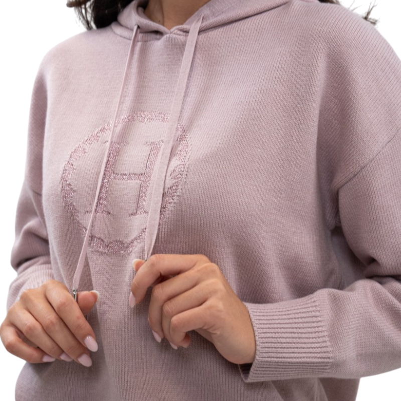 Harcour - Sweat en maille femme Aurelia pivoine