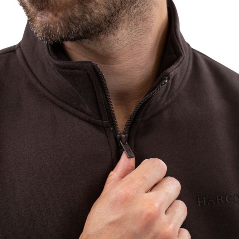 Harcour - Sweat manches longues homme Swabo cacao