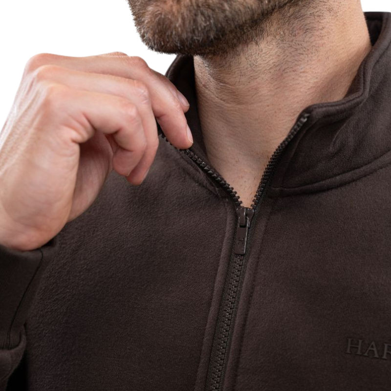 Harcour - Sweat manches longues homme Swabo cacao