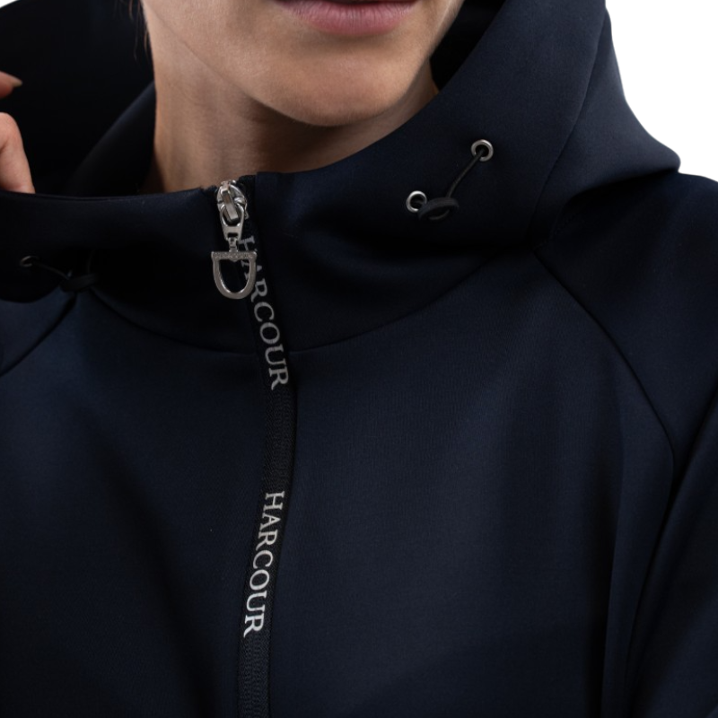 Harcour - Sweat technique zippé femme Ava marine