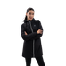 Harcour - Veste longue femme Abby noir | - Ohlala