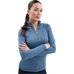 Harcour - Technische polo lange mouwen dames Breezi steel blue | - Ohlala