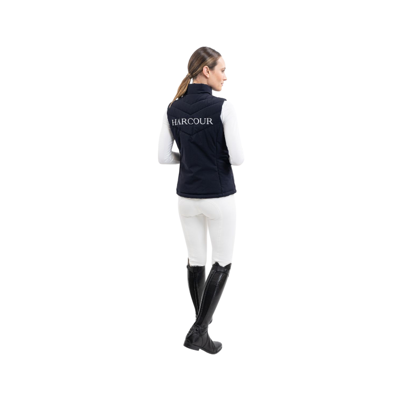 Harcour - Veste sans manches femme Pola marine/ blanc | - Ohlala
