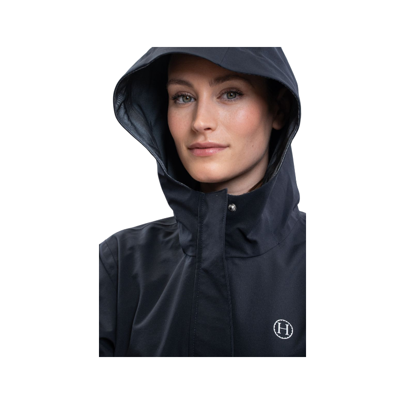 Harcour - Veste imperméable femme Priska marine | - Ohlala