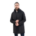 Harcour - Lange heren parka Robertol zwart | - Ohlala