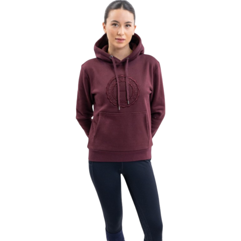 Harcour - Sweat à capuche unisexe Samy aubergine | - Ohlala