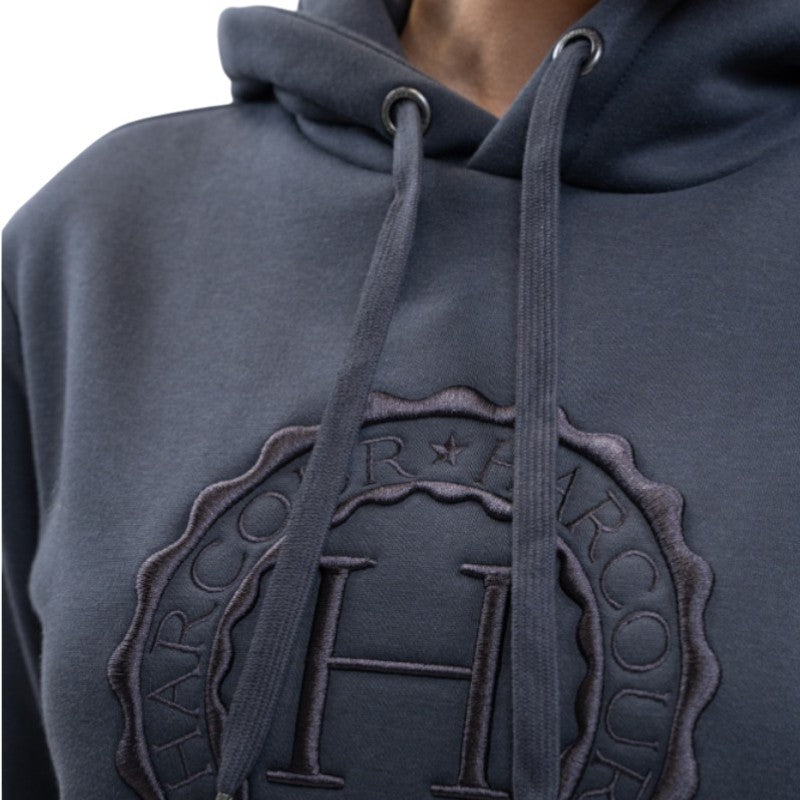 Harcour - Sweat à capuche unisexe Samy gris foncé | - Ohlala