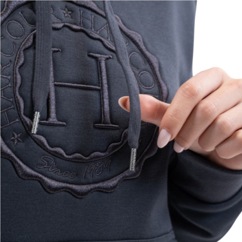 Harcour - Sweat à capuche unisexe Samy gris foncé | - Ohlala