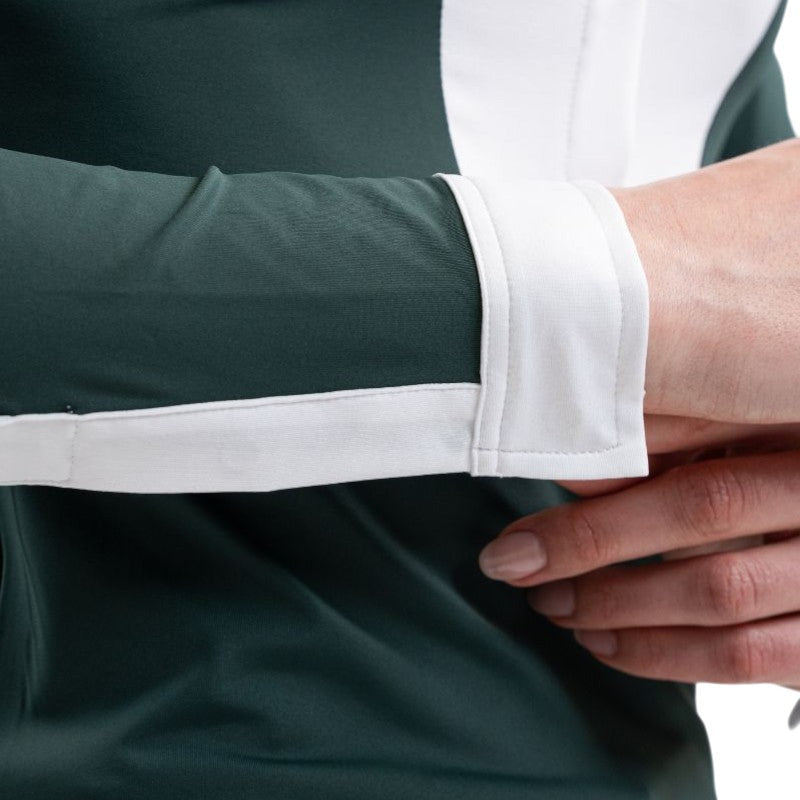 Harcour - Polo de concours manches longues femme Stella jungle | - Ohlala